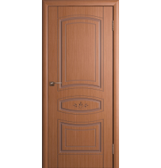 Дверь деревянная межкомнатная шпон Милена Орех ДГ